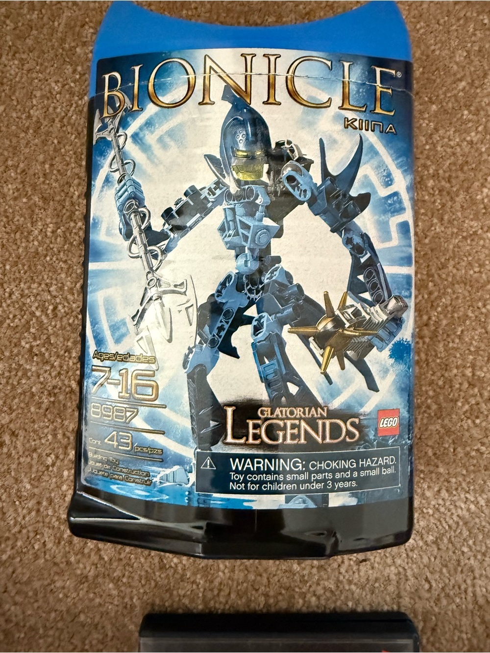 Lego Bionicle Glatorian Legends Kiina - Blue and Gold